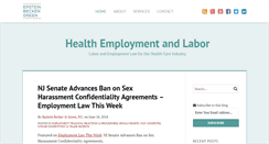 Desktop Screenshot of healthemploymentandlabor.com